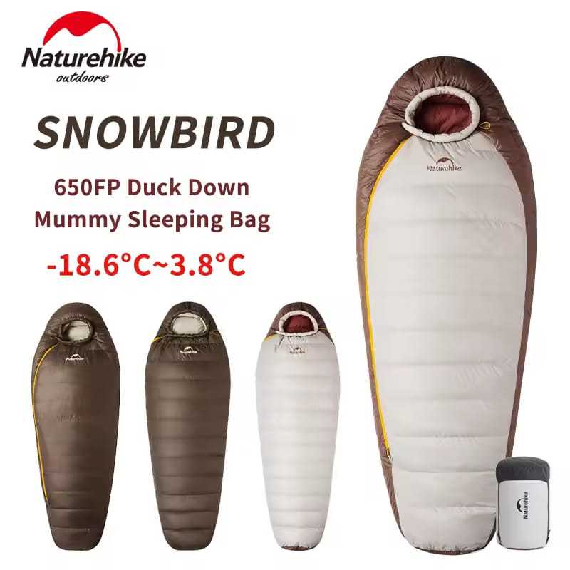 SLEEPING BAG SNOWBIRD NATUREHIKE CNK2550WS014