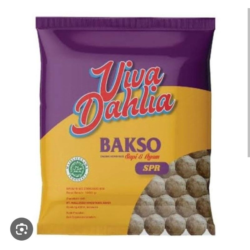 

Viva dahlia bakso sapi & ayam 500gr