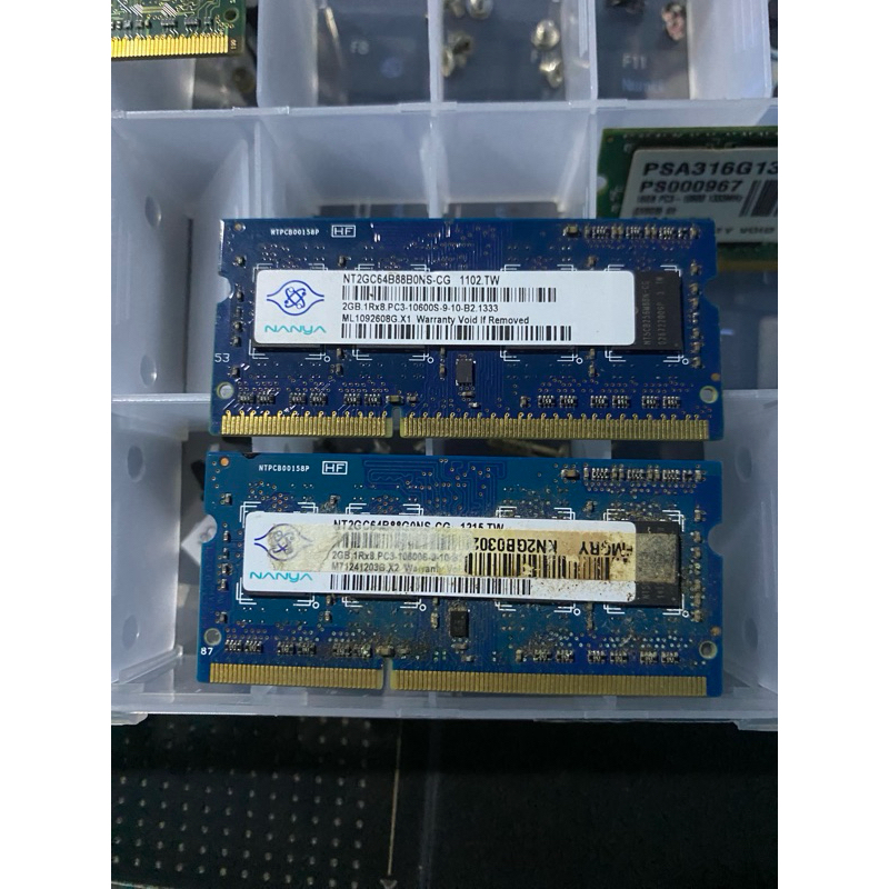 RAM LAPTOP NANYA 2GB 1Rx8 PC3 10600S