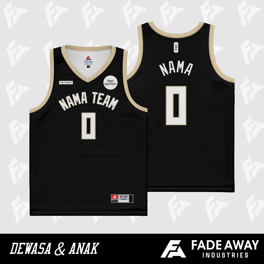 JERSEY BASKET CUSTOM NAMA & NOMOR