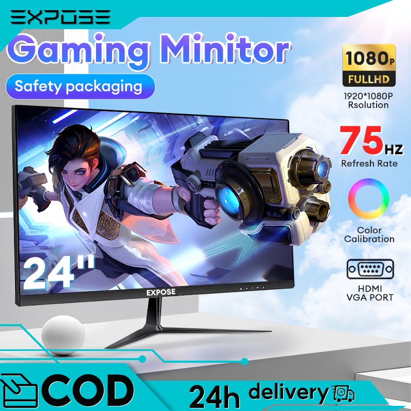 Monitor PC Monitor 24 inch PC Gaming Monitor IPS Monitor New Monitor With HDMI VGA For Play PS3/PS4