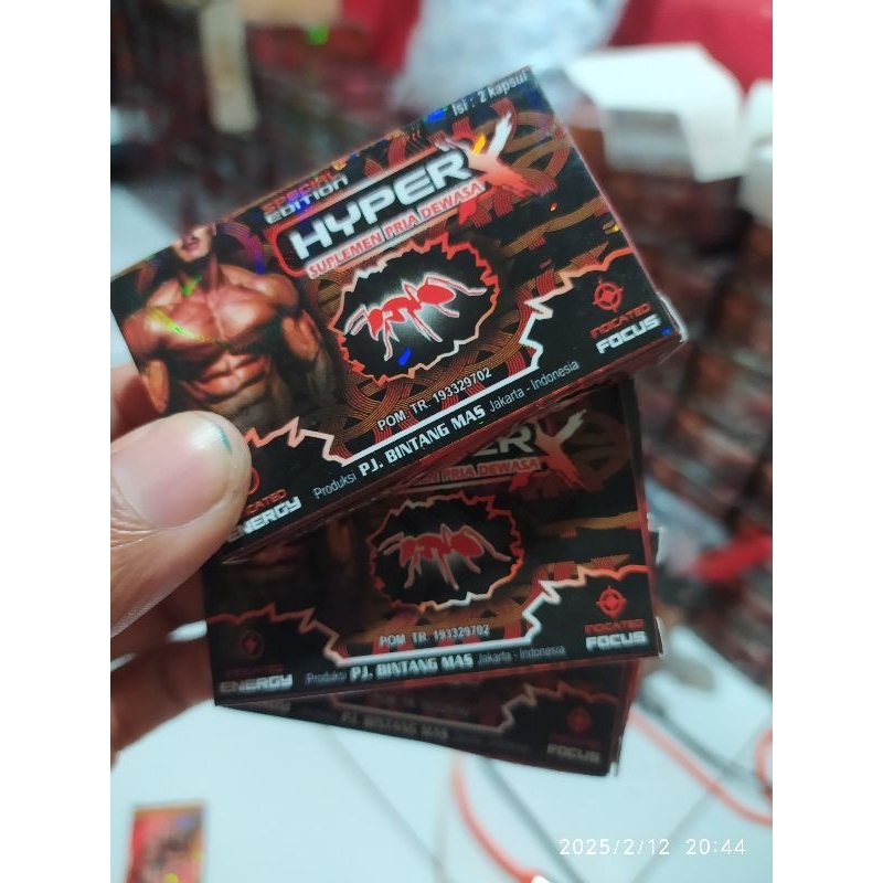 

hyper herbal madu bubuk 5pack 10 kapsul