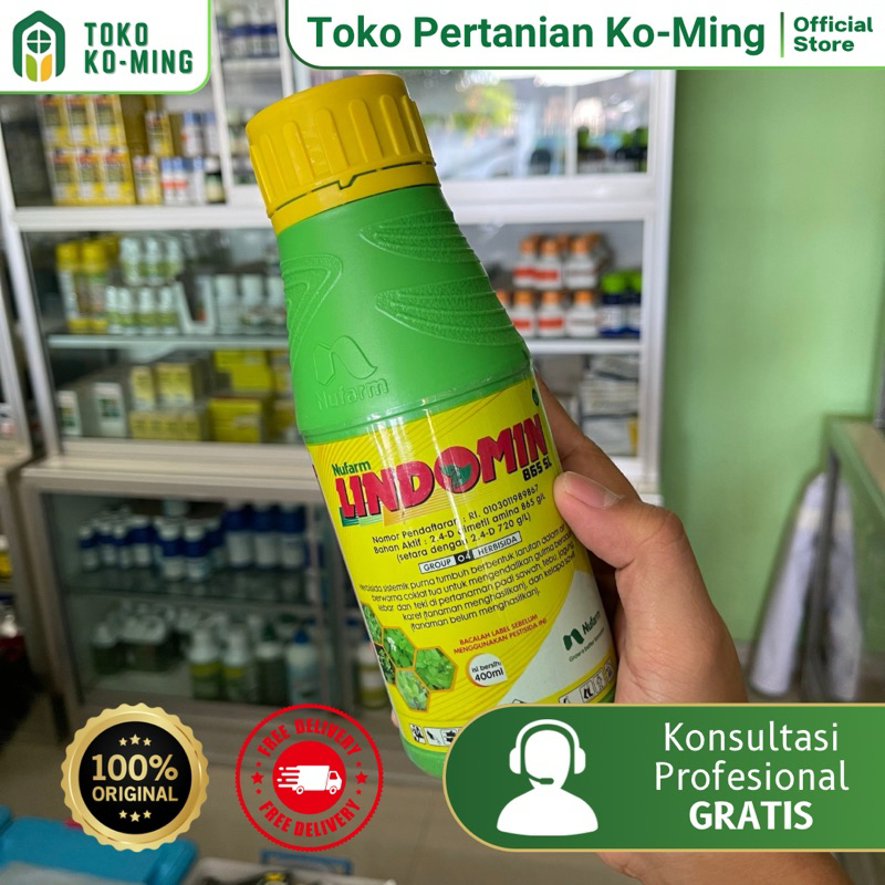 LINDOMIN 865SL - HERBISIDA + INSEKTISIDA - OBAT RUMPUT - 400ML