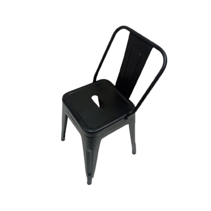 Kursi cafe besi sandar ekonomis / kursi makan besi sandar  ekonomis