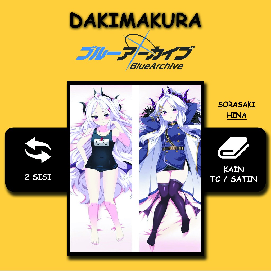 SARUNG BANTAL DAKIMAKURA BLUE ARCHIVE Sorasaki Hina