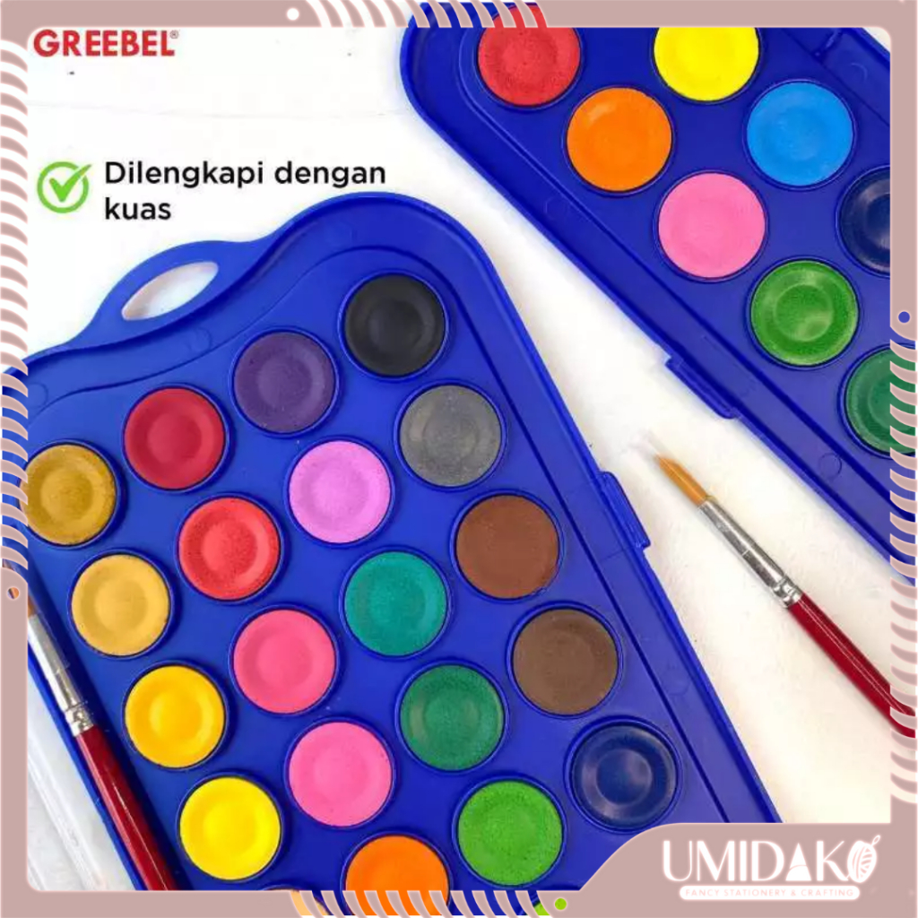 

[UMIDAKO] GREEBEL WATER COLOR/CAT AIR 24 WARNA