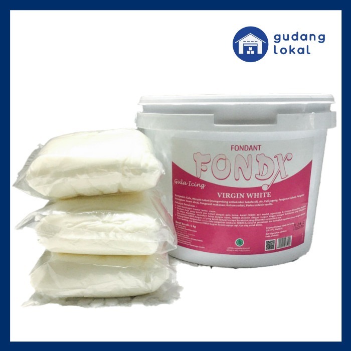 

FONDANT FONDX VIRGIN WHITE GULA ICING 5KG