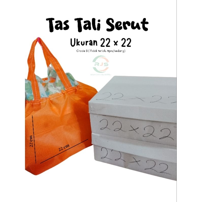 

(Isi 12 pcs) Lusinan Tas Goodiebag Box Serut 22x22 Tas Bos Dus Tas Box Nasi Tas Box Hajatan Tas Box Khitanan Tas Berkat Tas Kotak Tas Tebal Tas Spunbond