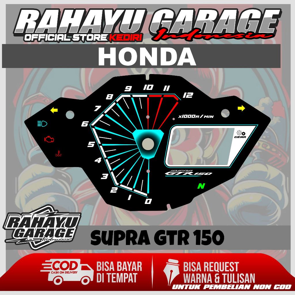 PAPAN SPEEDOMETER CUSTOM HONDA SUPRA GTR 150