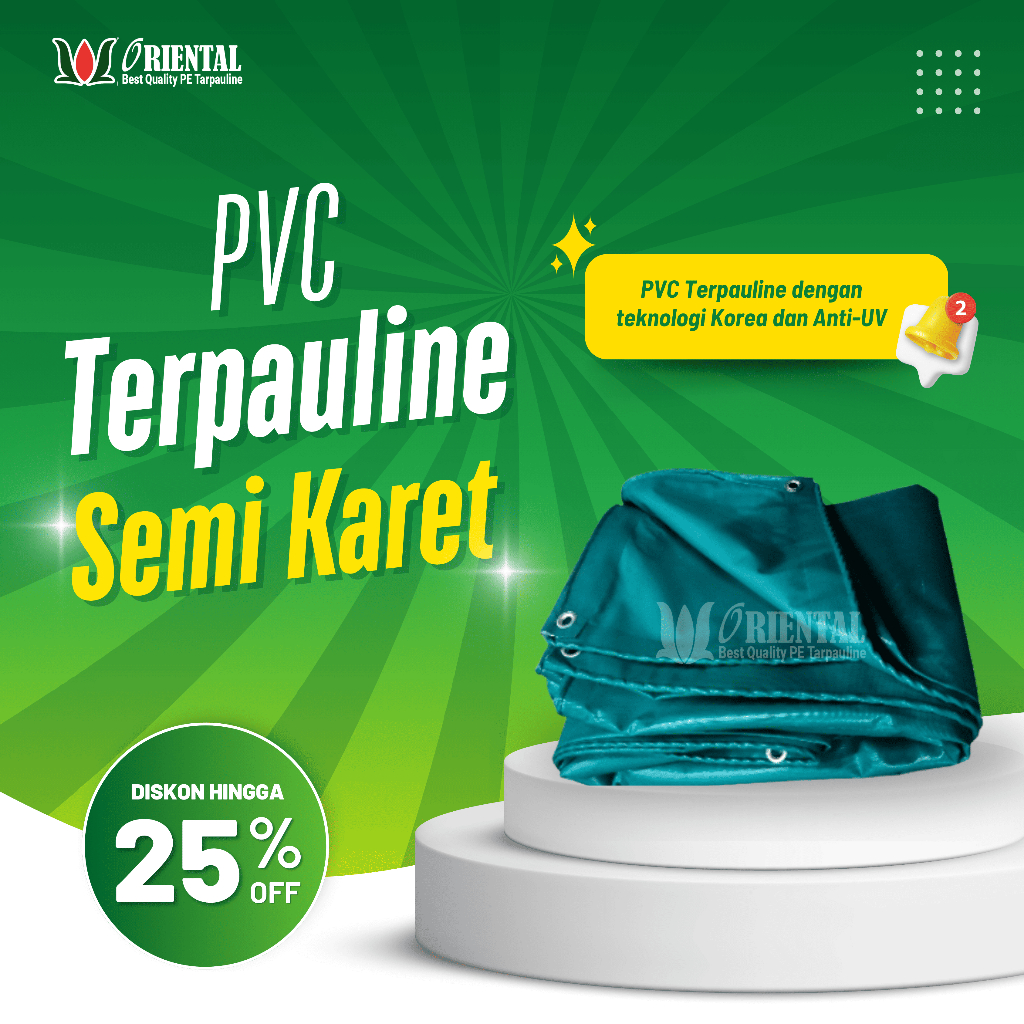TERPAULIN SEMI KARET  6X12