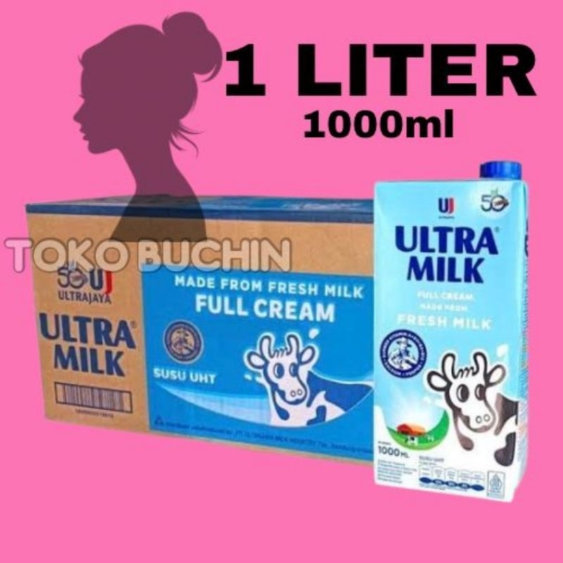 

Ultra Milk 1000 ml 1 Liter FULL CREAM 1 dus