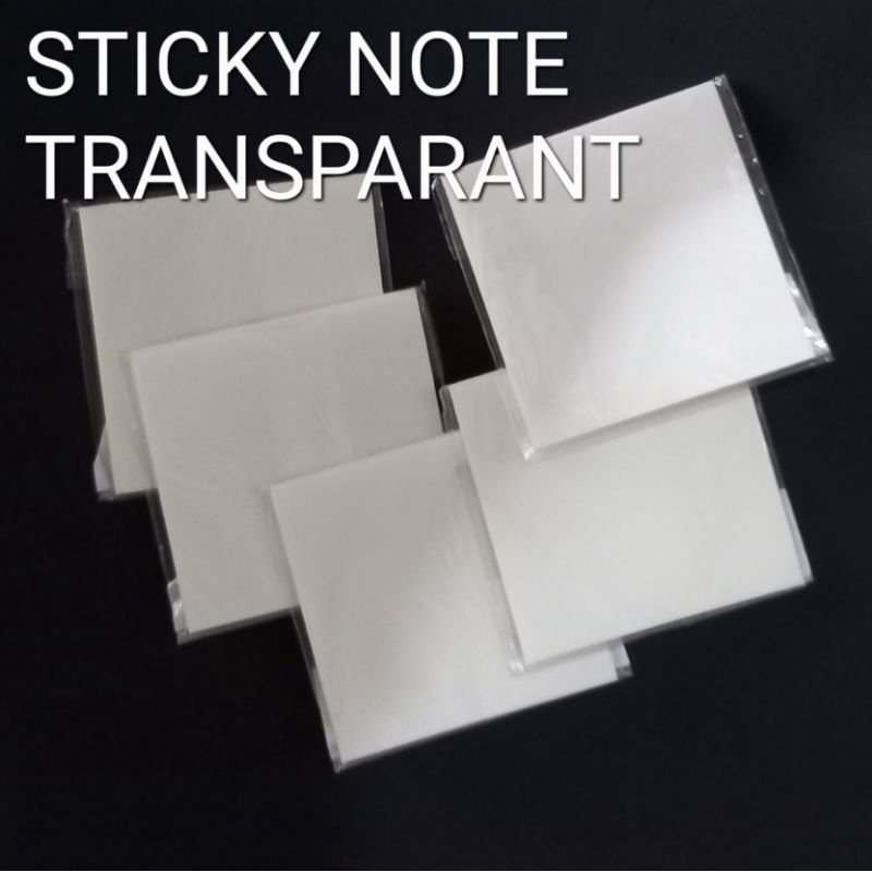 

Sticky Note transparant bening 7.6 x 7.6cm Unik Lucu