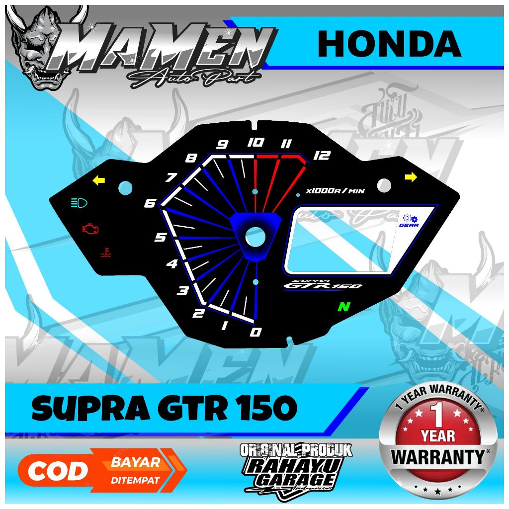PAPAN SPEEDOMETER CUSTOM HONDA SUPRA GTR 150