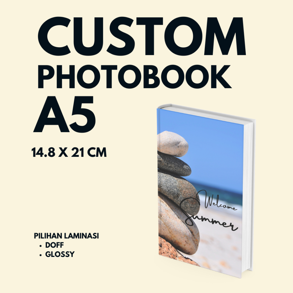 [A5[ Cetak Photobook - Yearbook - Album Foto Buku Kenangan Album Kenangan Murah Custom