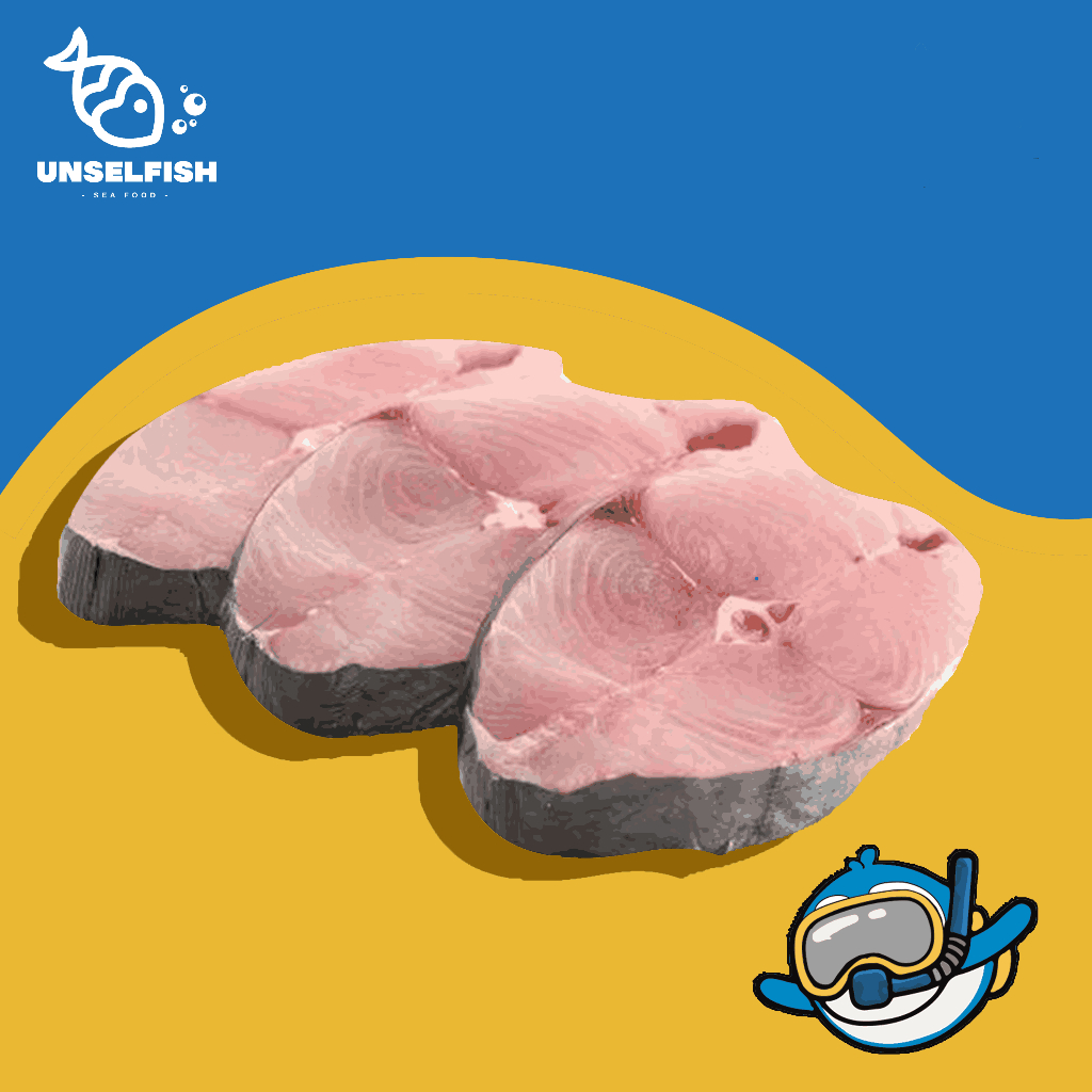 

Premium Tenggiri Fish Steak / Ikan Tenggiri Steak - 500 gr