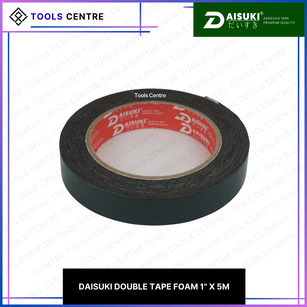 

Daisuki Double Tape Foam | Lakban Dua Sisi Busa |
