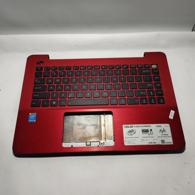 Casing Case kesing Frame keyboard Bottom Bawah Asus X455L