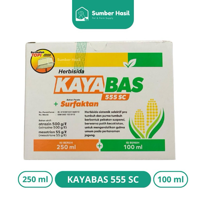 KAYABAS 250ML HERBISIDA SELEKTIF JAGUNG OBAT RUMPUT GULMA JAGUNG KAYABAS ORIGINAL