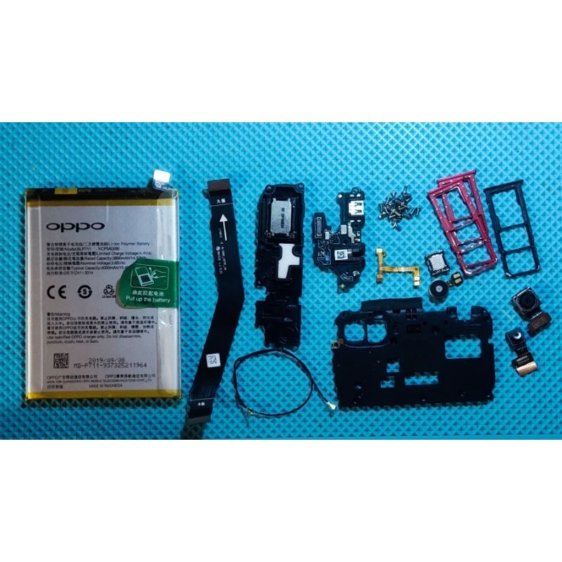 KAMERA FX FLEXIBLE MB PCB CAS SIM ANTENA SPEAKER OPPO A1K ORI COPOTAN