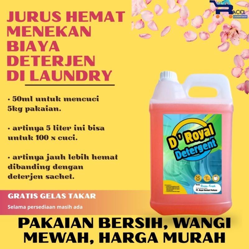 Deterjen Laundry Wangi Deterjen Laundry D'Royal Deterjen