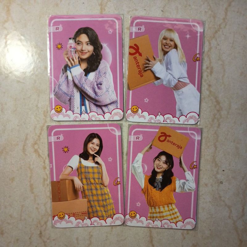 photocard anteraja x jkt48 rare official 100%
