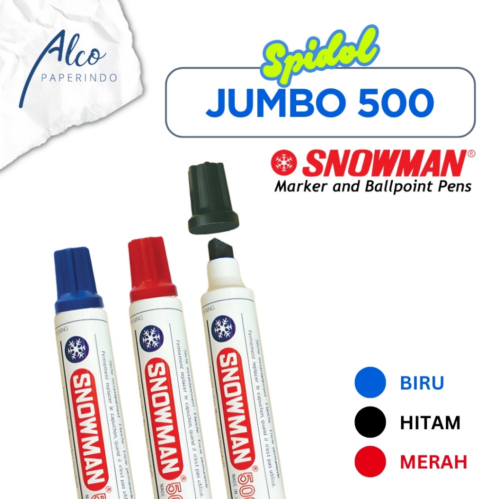 

Spidol Snowman Jumbo 500