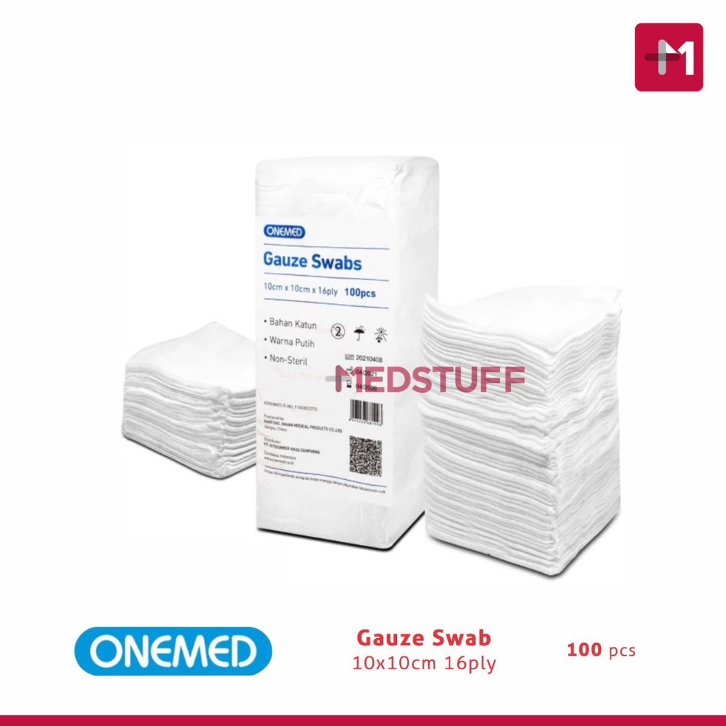 Kasa Lipat 10x10cm 16ply isi 100s Kasa Lipat Onemed Kasa Onemed