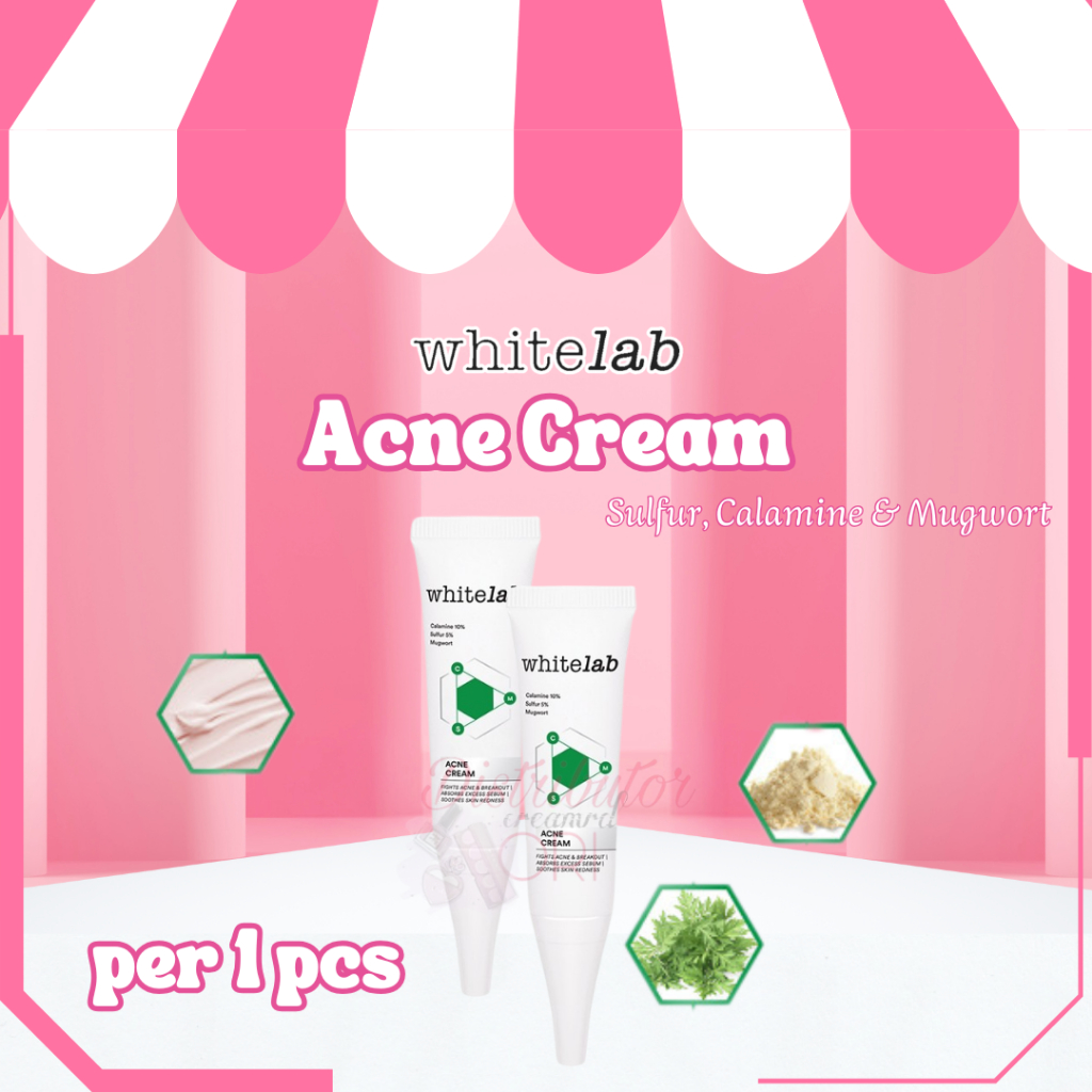 Whitelab Acne Cream / white lab krim jerawat