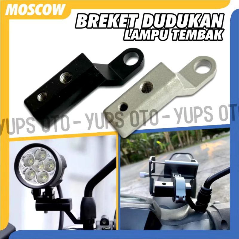 Bracket Lampu Tembak Motor Bracket Holder HP Motor Brecket Lampu Motor Braket Lampu Motor