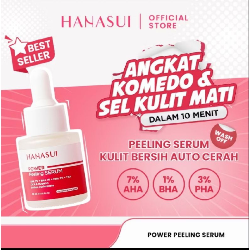 Hanasui Power Peeling Serum 20ml / Peeling Serum Hanasui