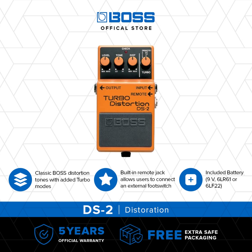 BOSS DS-2 Turbo Distortion Effect