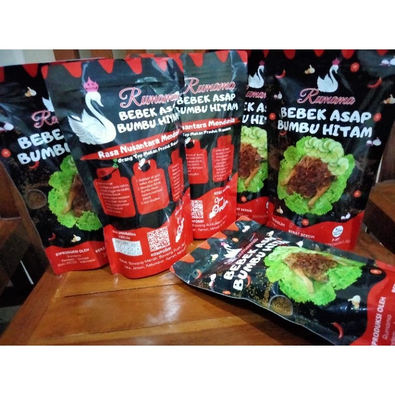 

BEBEK ASAP Bumbu Hitam Kedai RUMAMA 1/2 Ekor