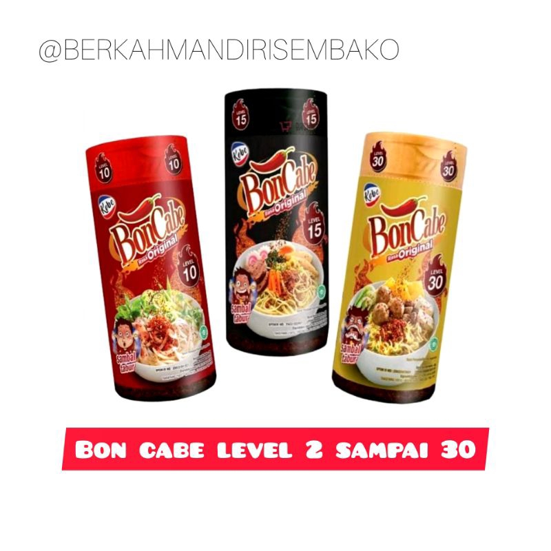 

Bon cabe sambal tabur level 2 10 15 30