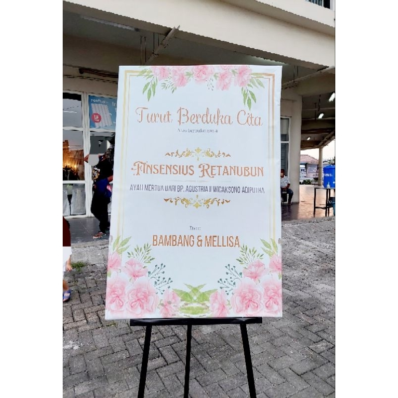 

Papan Bunga Polos 60x80