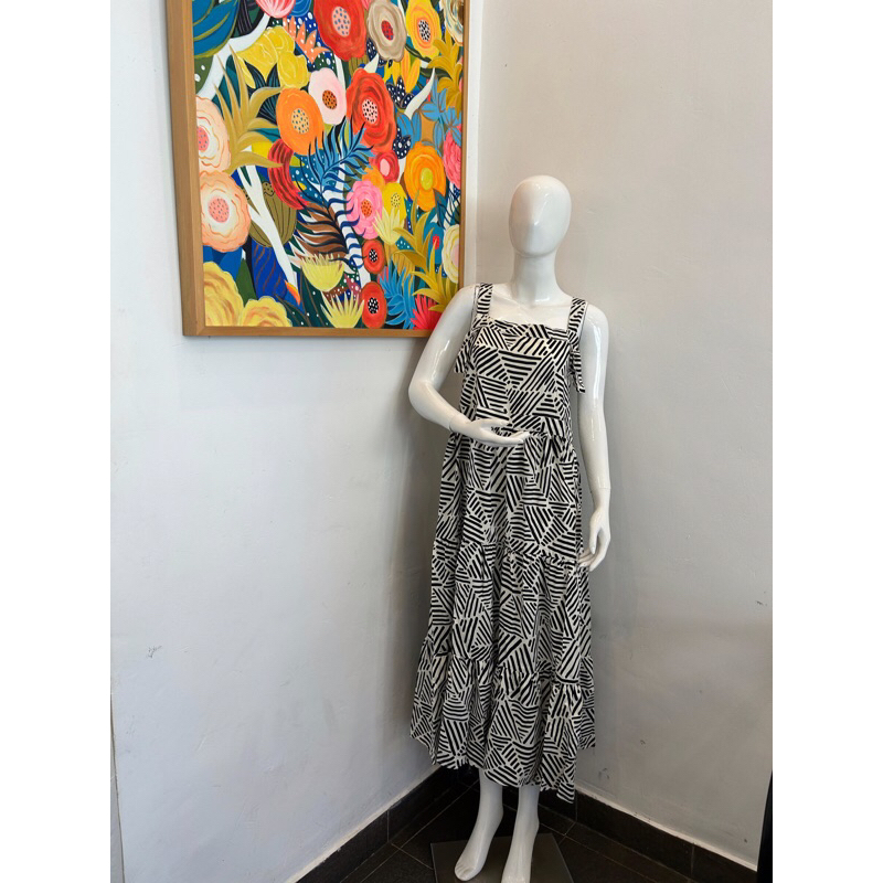 AIUNA TIARA MAXI PRINT