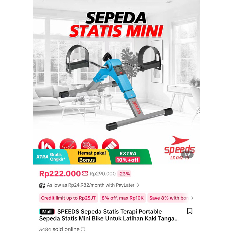 Dijual alat olahraga sepeda