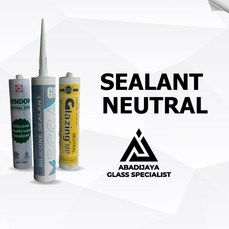 sealant netral, silicone kaca