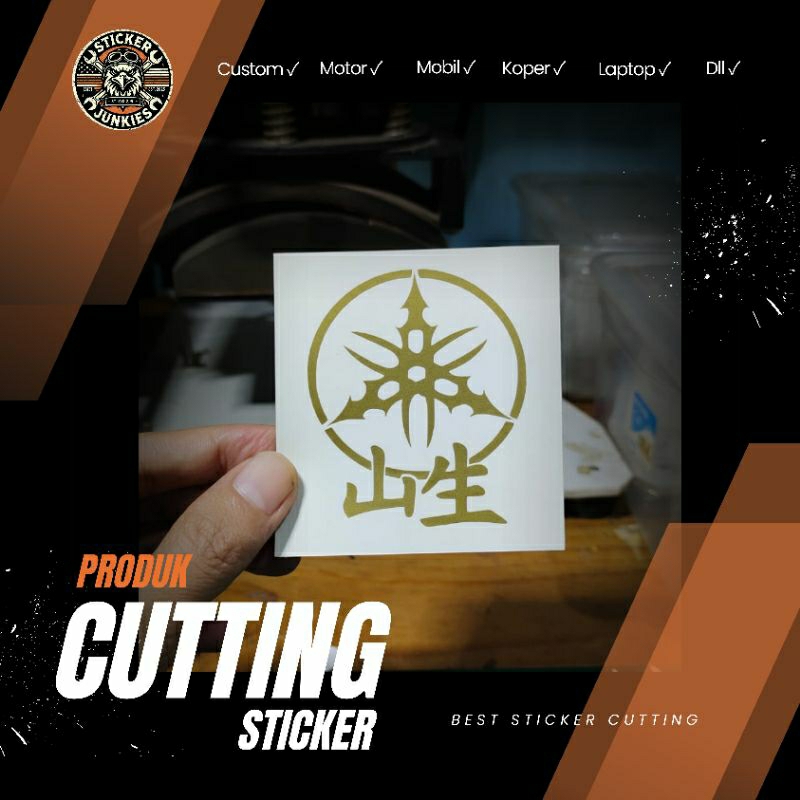 STIKER YAMAHA TULISAN JEPANG | STIKER CUTTING | CUSTOM MOBIL LAPTOP KOPER MOTOR DLL
