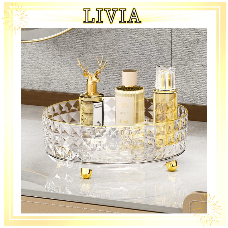 LIVIA Rak Skincare dan Makeup Mewah Ringan Putar