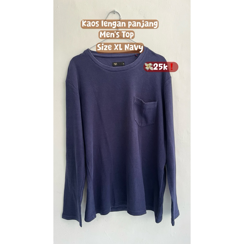 kaos lengan panjang merk mens top
