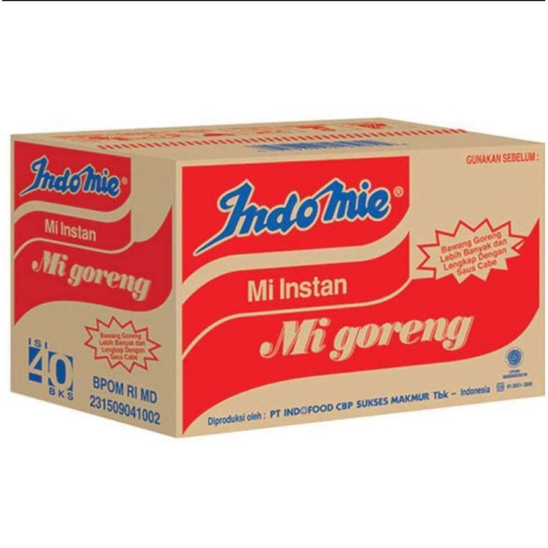 

INDOMIE 1 DUS ISI 40 PCS