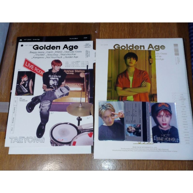 OFFICIAL UNSEALD ALBUM GOLDEN AGE COLLECTING TAEYONG VER