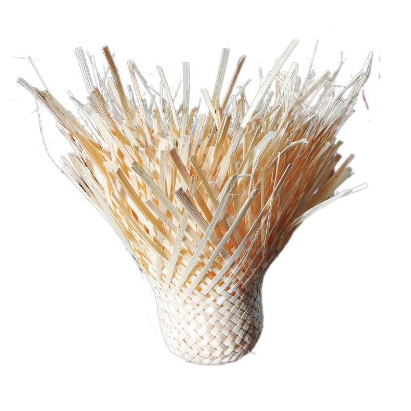 krongso bambu - keranjang anyaman - krongso natural - 6*20cm - krongso ecer