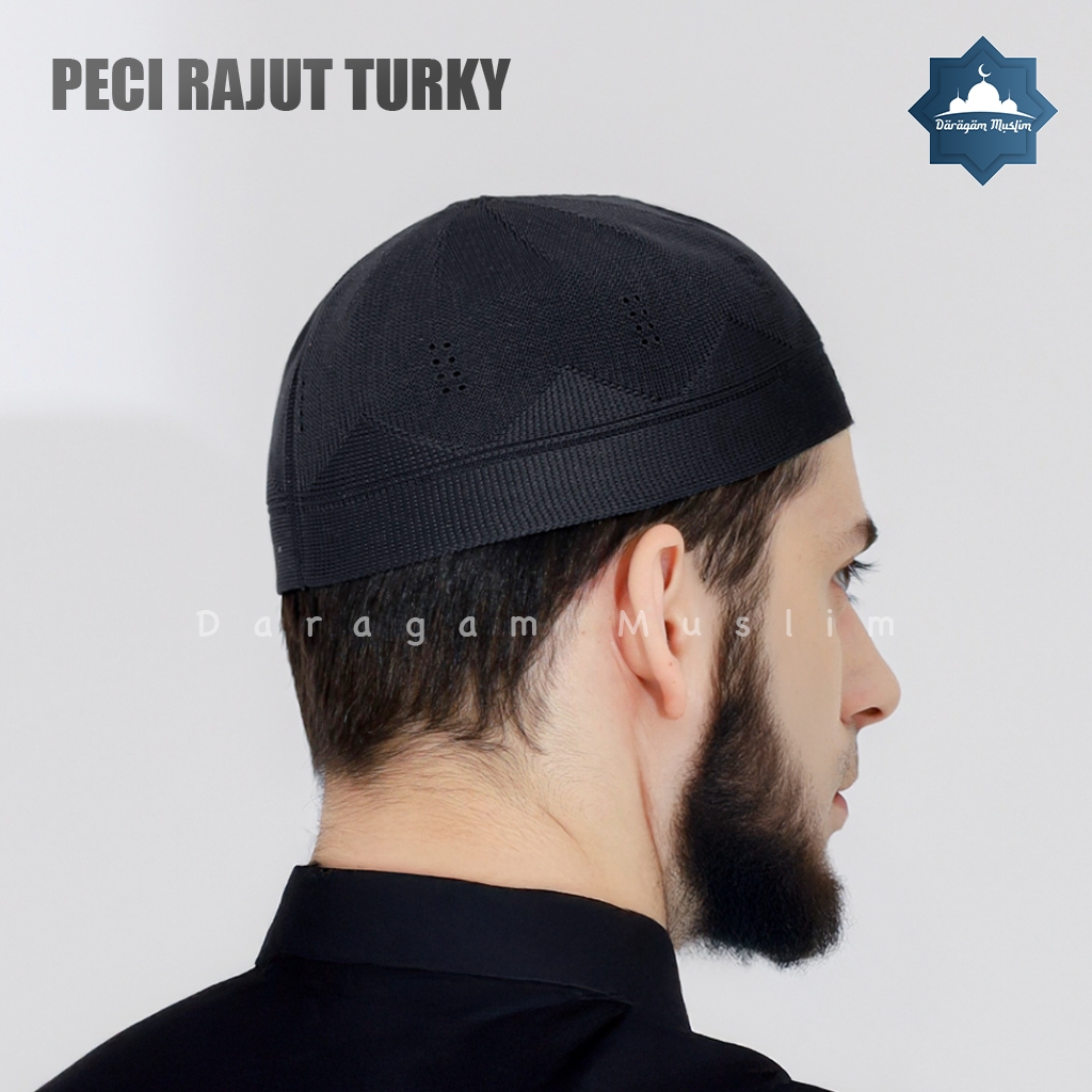 Peci Turki Polos - Peci Rajut Turki Import - Peci Rajut Tangan