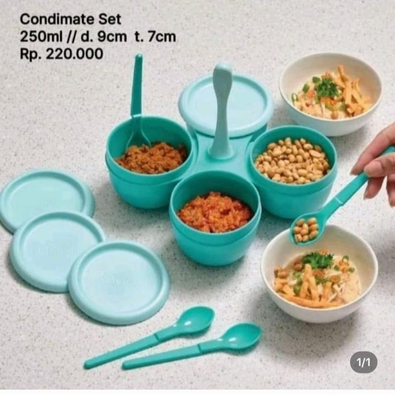 Wadah Bumbu Condimate Tupperware