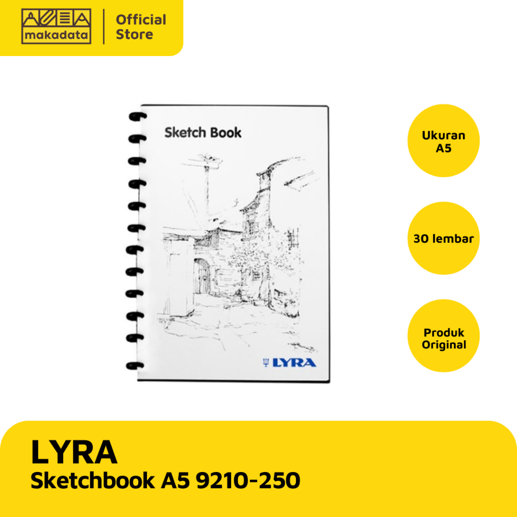 

SKETCH BOOK / BUKU MENGGAMBAR / BUKU SKETSA LYRA A5 9210-250 MURAH