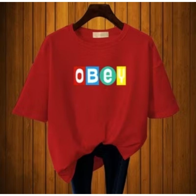 KAOS BTS OVERSIZE OBEY JUMBO WANITA