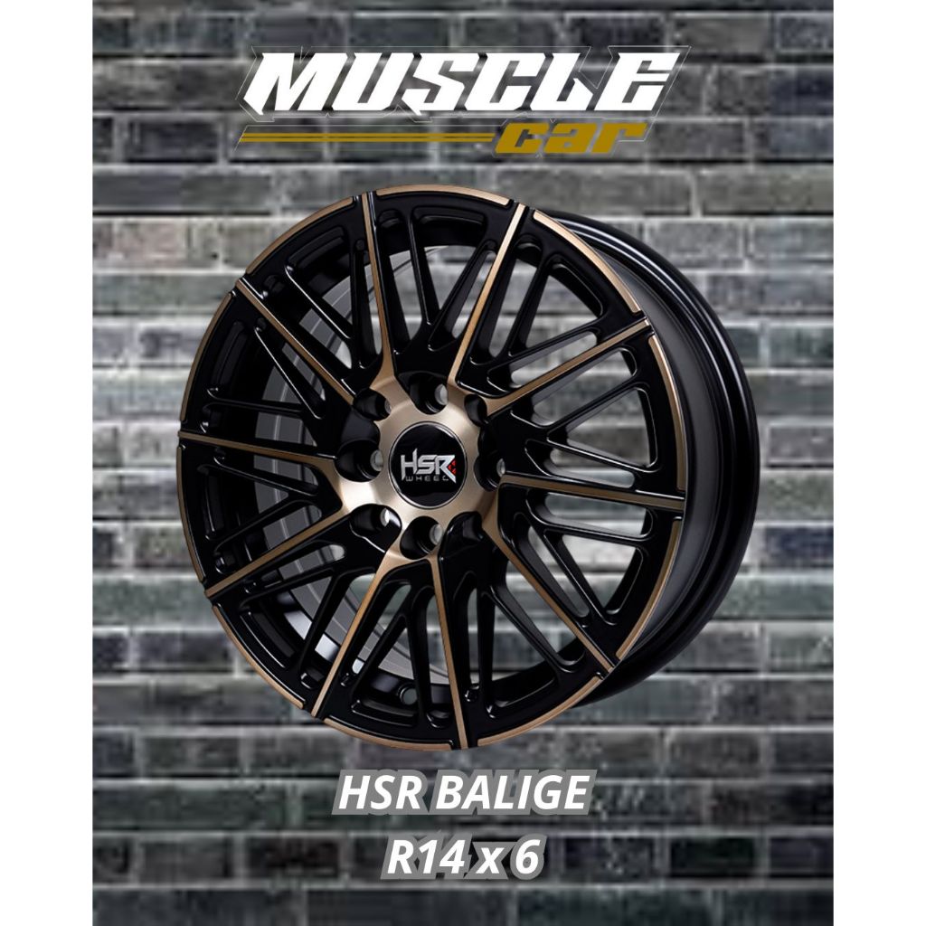 Velg R14 pelek Hsr Balige ring 14 untuk picanto , fiesta , etios , xenia