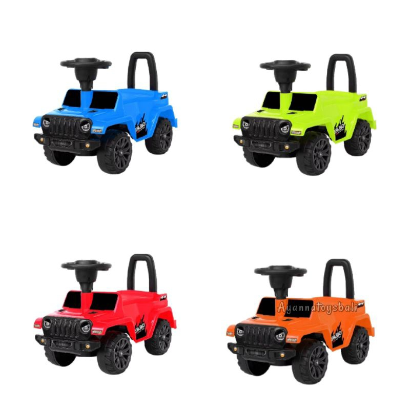rambo 891 SHP toys ride on mainan anak mobil kayuh dorong kaki jeep adventure tunggang