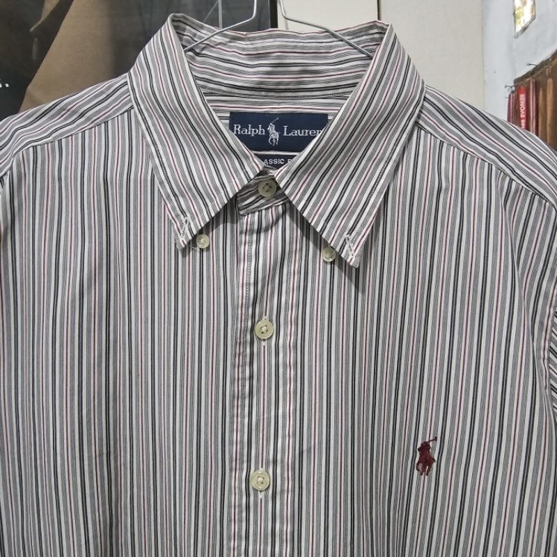 Kemeja Polo Ralph Lauren Stripe
